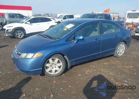 2006 Honda Civic Lx z USA, uszkodzony, nr VIN JHMFA16586S012134
